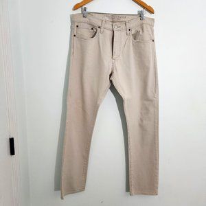 American Eagle Men's White Slim Denim Jeans Size 34/32